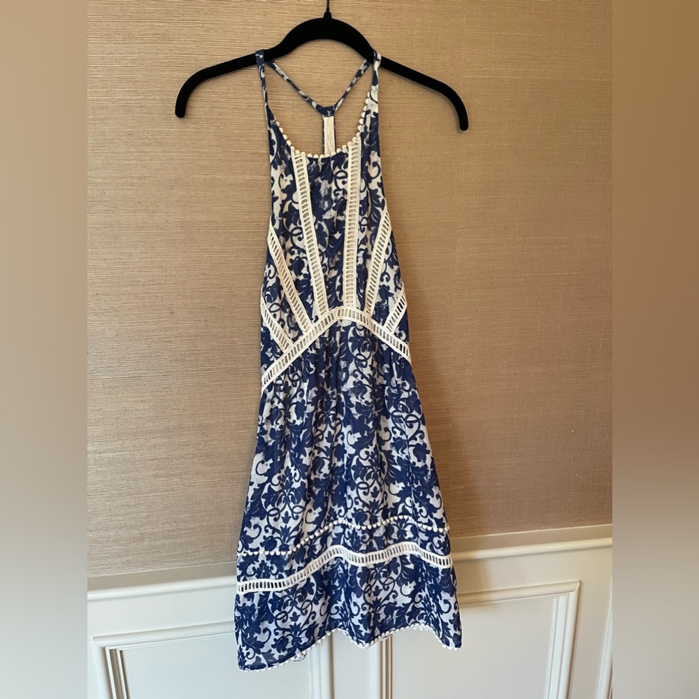 Saylor garden gate halter dress